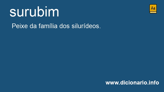 Significado de surubim