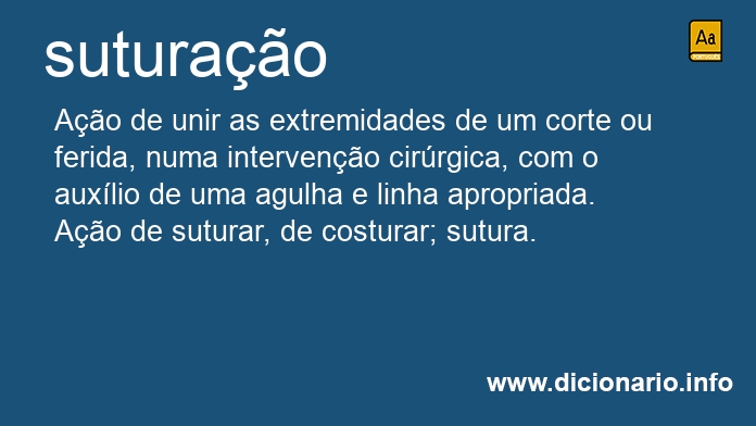 Significado de suturao
