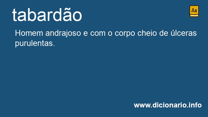 Significado de tabardo