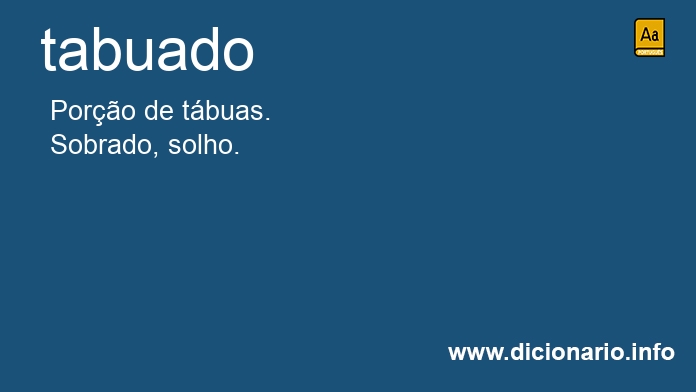 Significado de tabuado