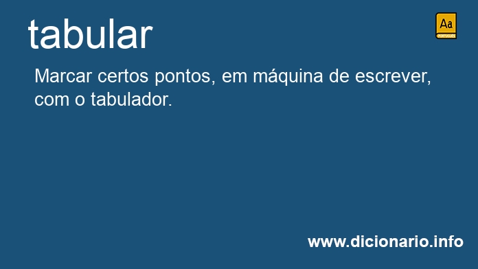 Significado de tabulemos