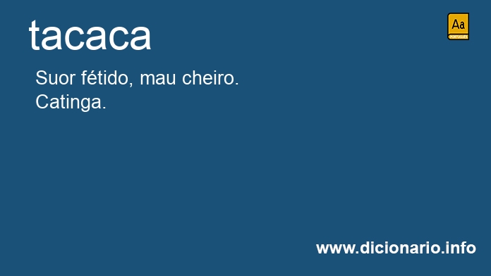 Significado de tacacas