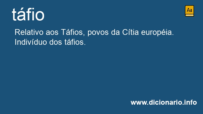 Significado de tfio