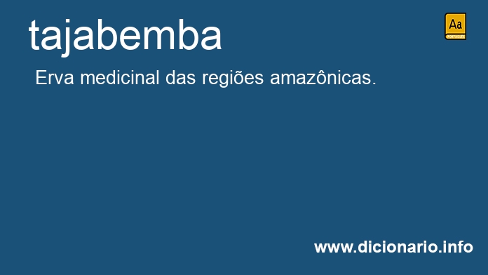 Significado de tajabemba