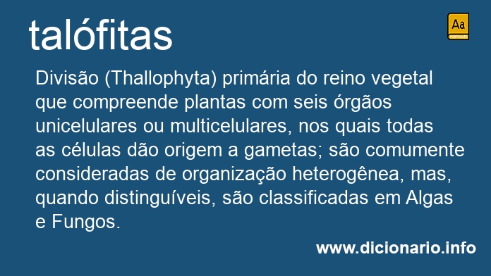 Significado de talfitas