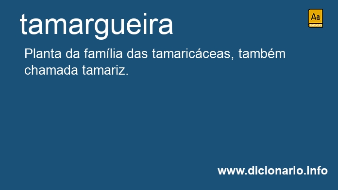 Significado de tamargueira