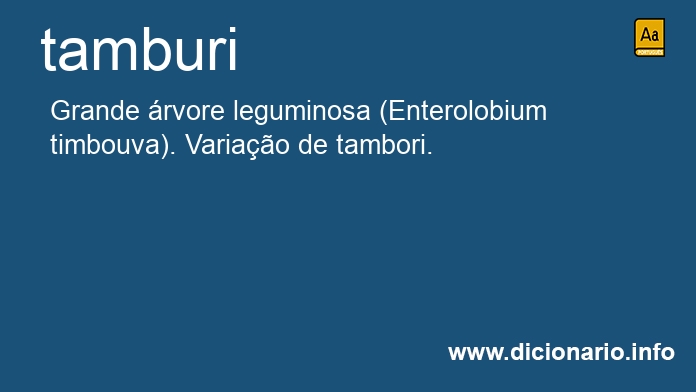 Significado de tamburi