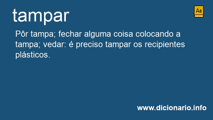 Significado de tampavas