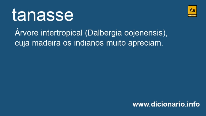 Significado de tanasse