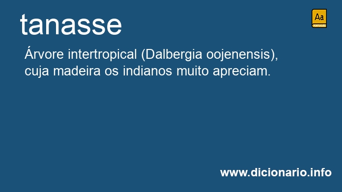 Significado de tanasse