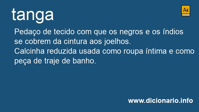 Significado de tanga