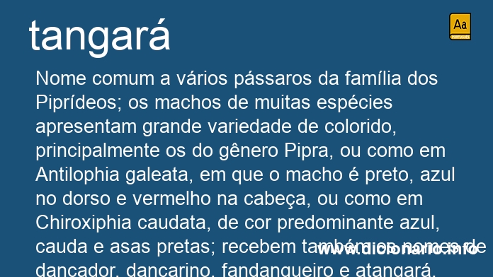 Significado de tangar