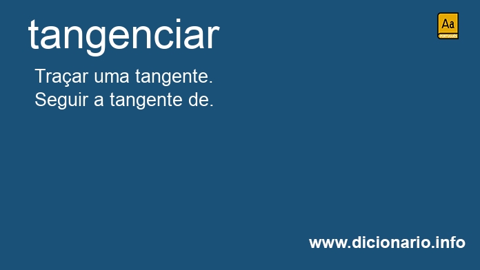 Significado de tangenciaras