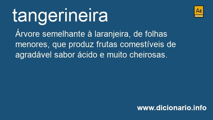 Significado de tangerineira