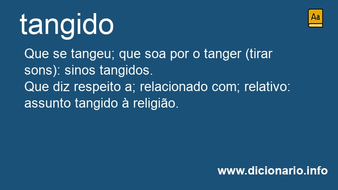 Significado de tangidos
