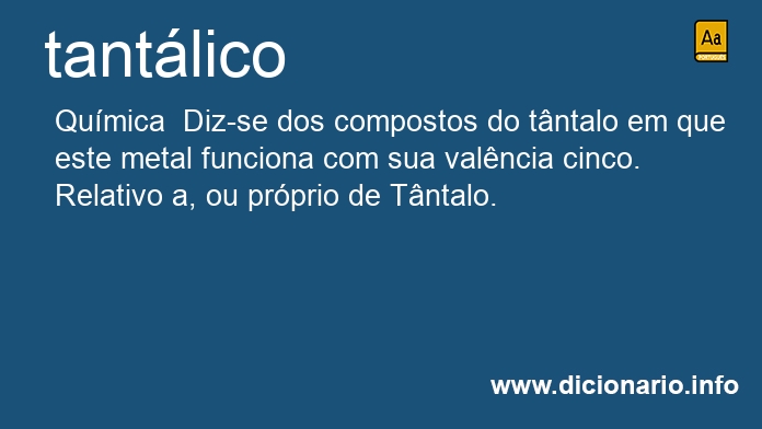 Significado de tantlicos
