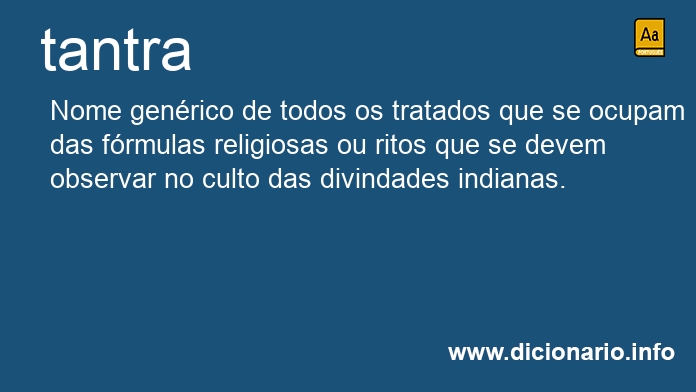 Significado de tantra