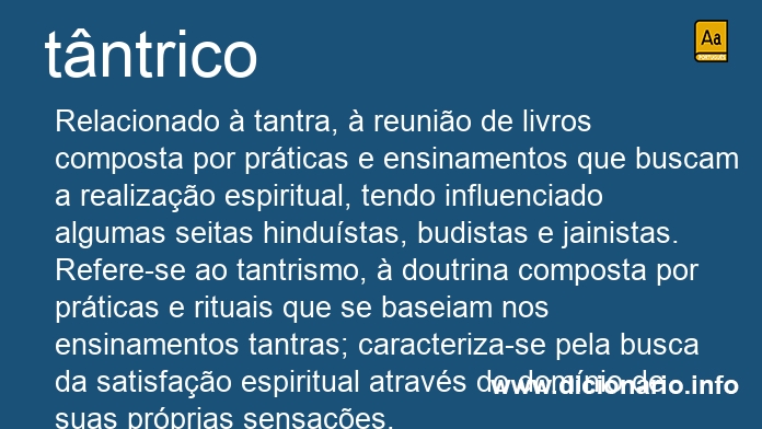 Significado de tntrico