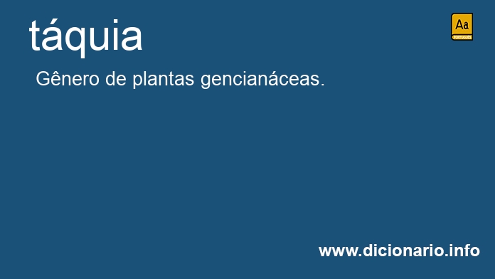 Significado de tquia