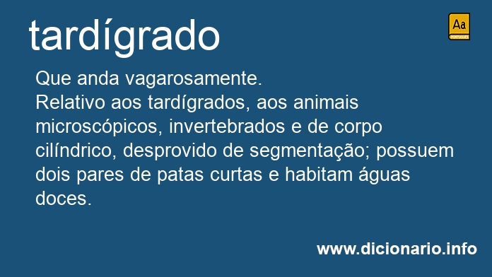 Significado de tardgrado