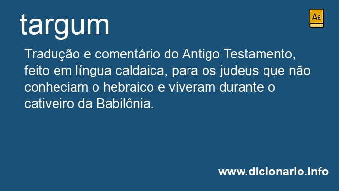 Significado de targum