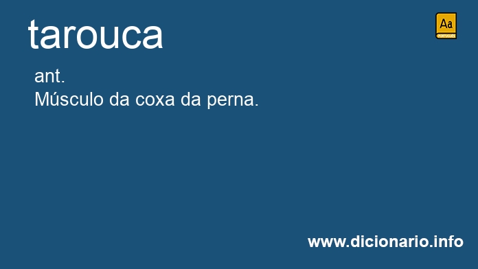 Significado de tarouca
