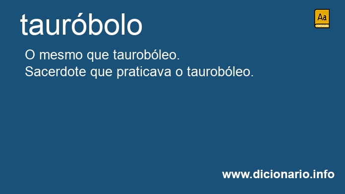 Significado de taurbolo