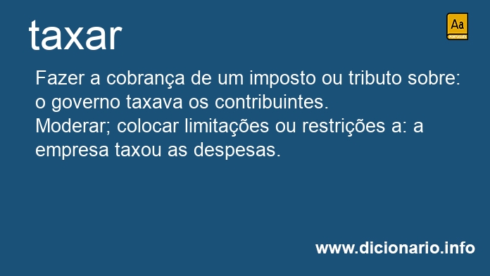 Significado de taxam