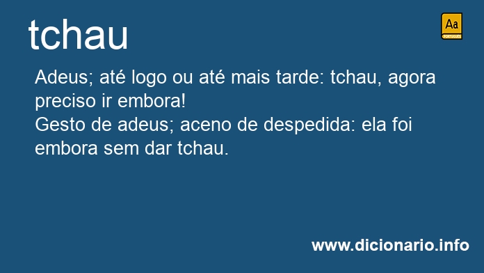 Significado de tchaus