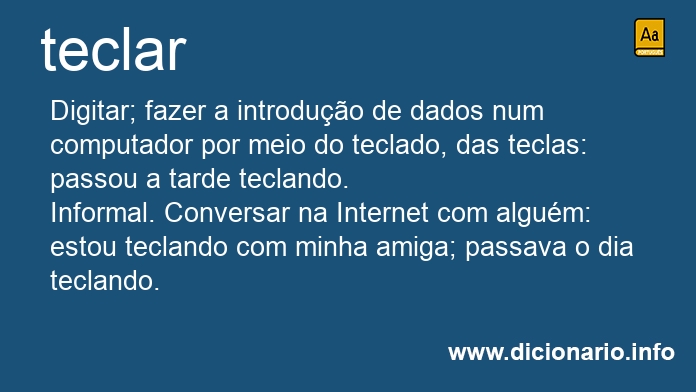 Significado de teclas