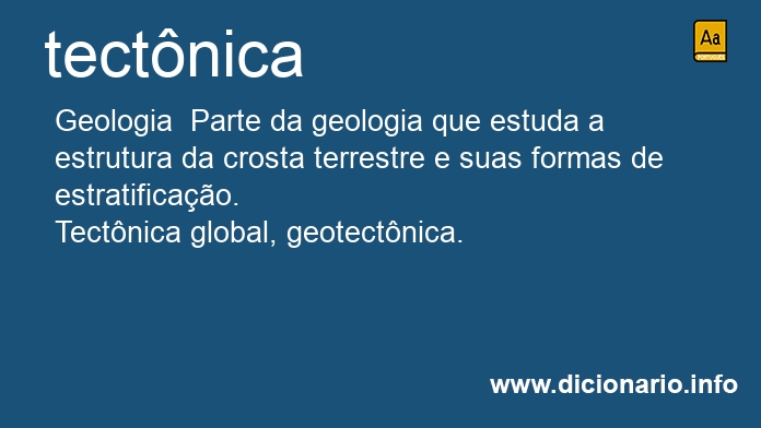 Significado de tectnicas