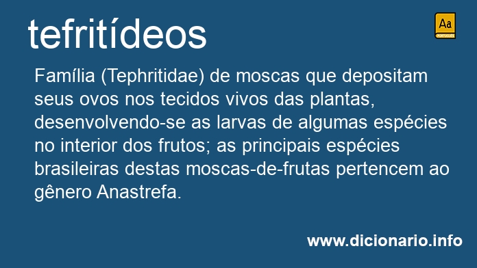 Significado de tefritdeos