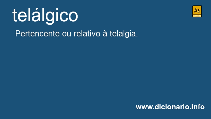 Significado de tellgico