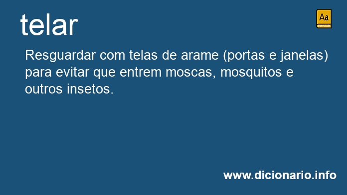 Significado de telarei