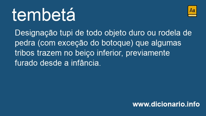 Significado de tembet