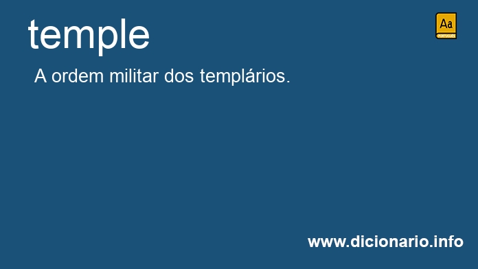 Significado de temple