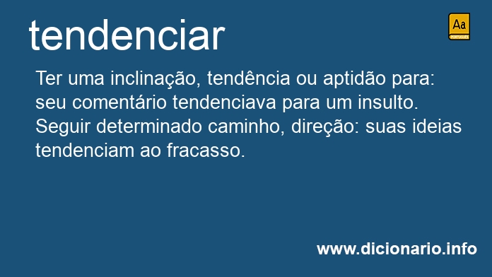 Significado de tendenciando