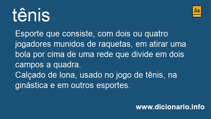 Significado de tnis