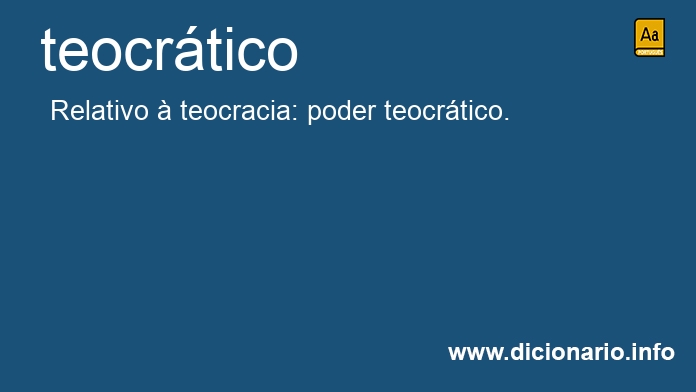 Significado de teocrtica