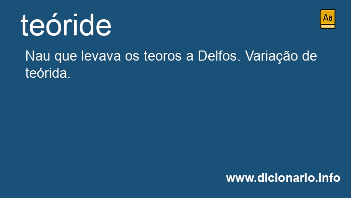 Significado de teride
