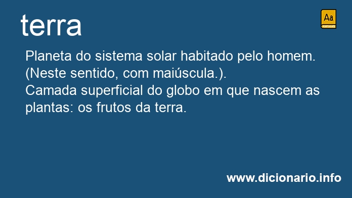 Significado de terra