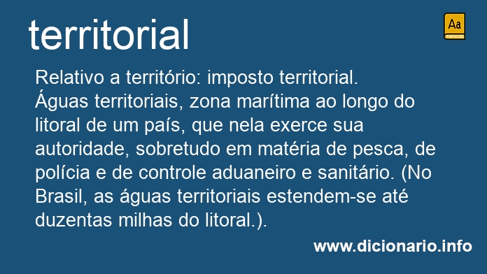 Significado de territoriais