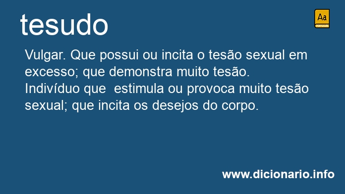 Significado de tesuda