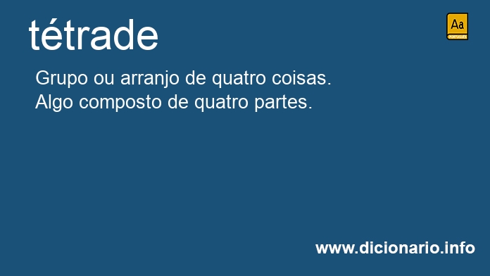 Significado de ttrade