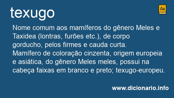 Significado de texugo