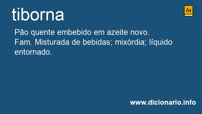 Significado de tibornas