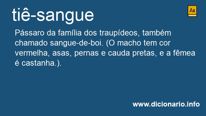 Significado de ti-sangue