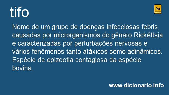 Significado de tifos