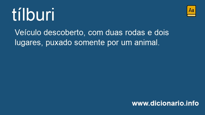 Significado de tlburi