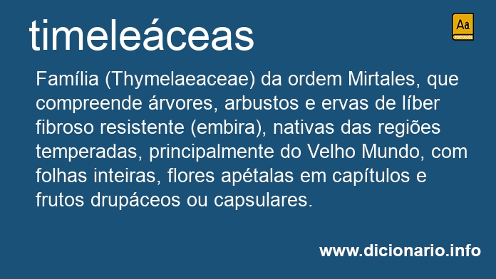Significado de timeleceas